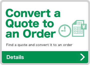 Convert a Quote to an Order